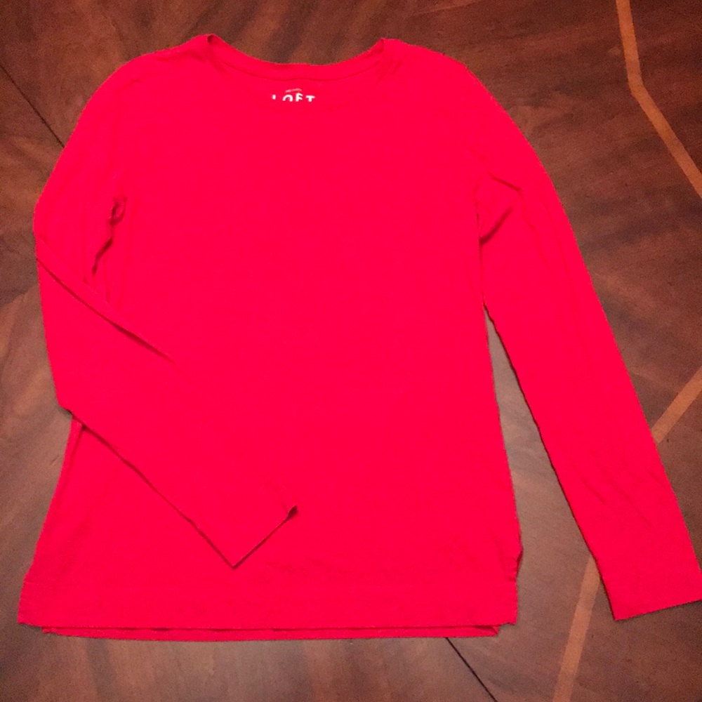 Sm. Red Loft long sleeve tee